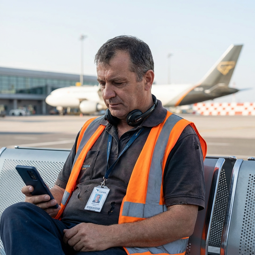 Ground crew member